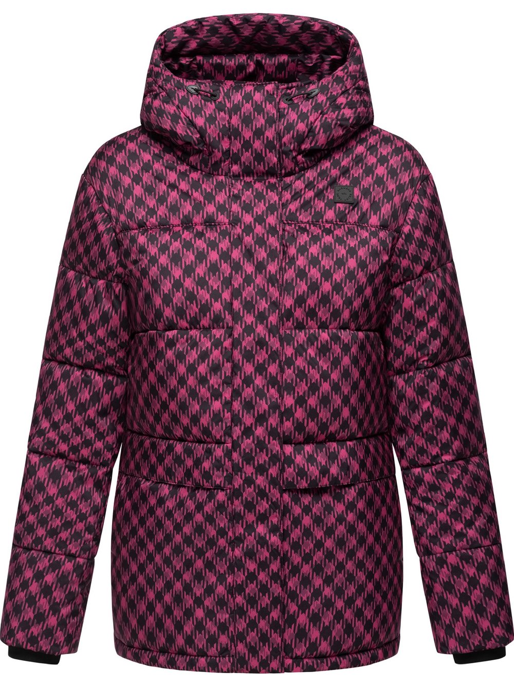 Ragwear Steppjacke Damen pink gemustert, 50