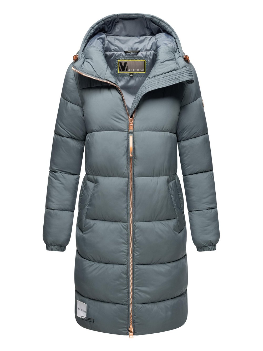 Thumbnail - Marikoo Steppmantel Damen blau, XXL