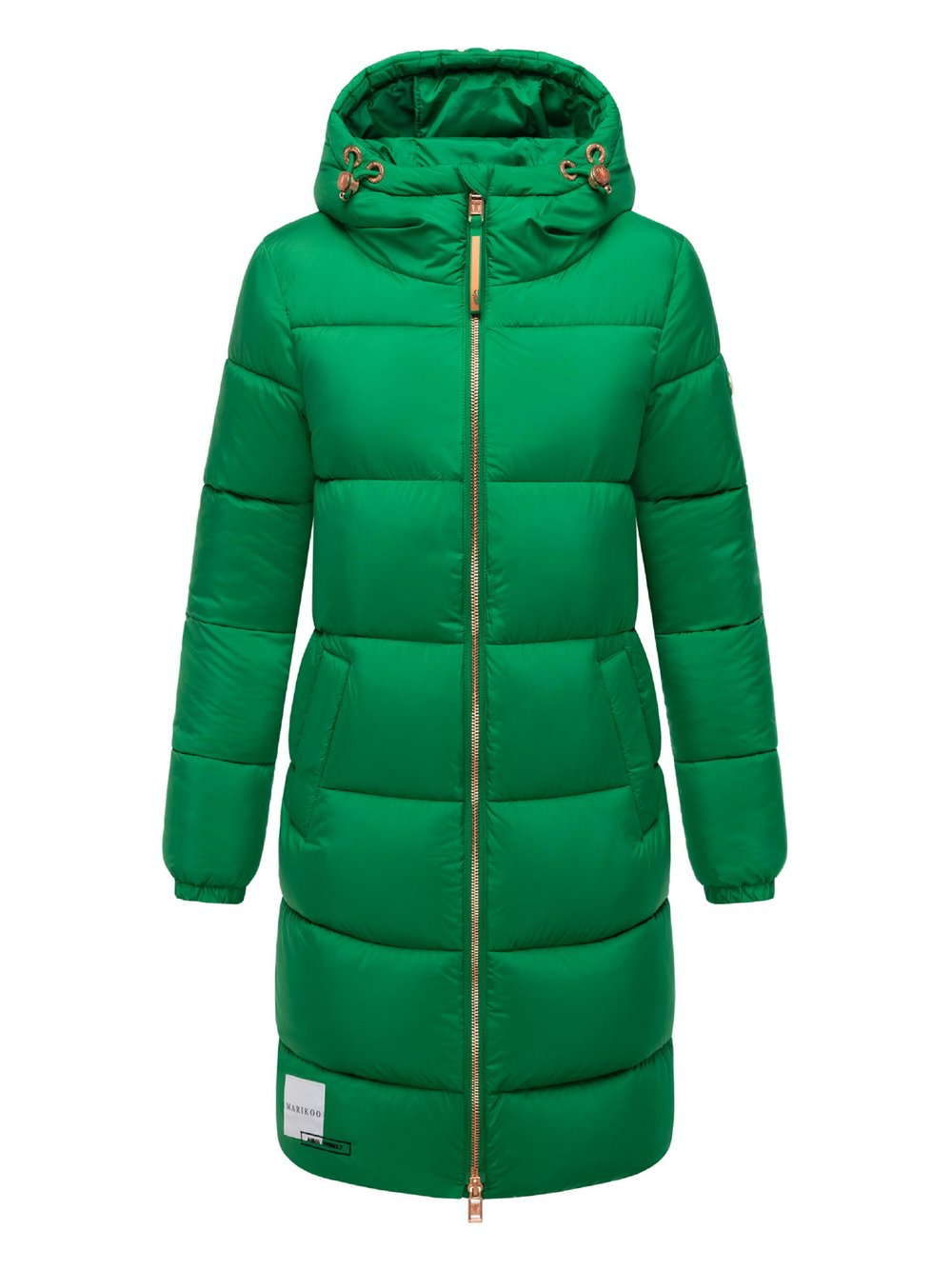 Thumbnail - Marikoo Steppmantel Damen grün, M