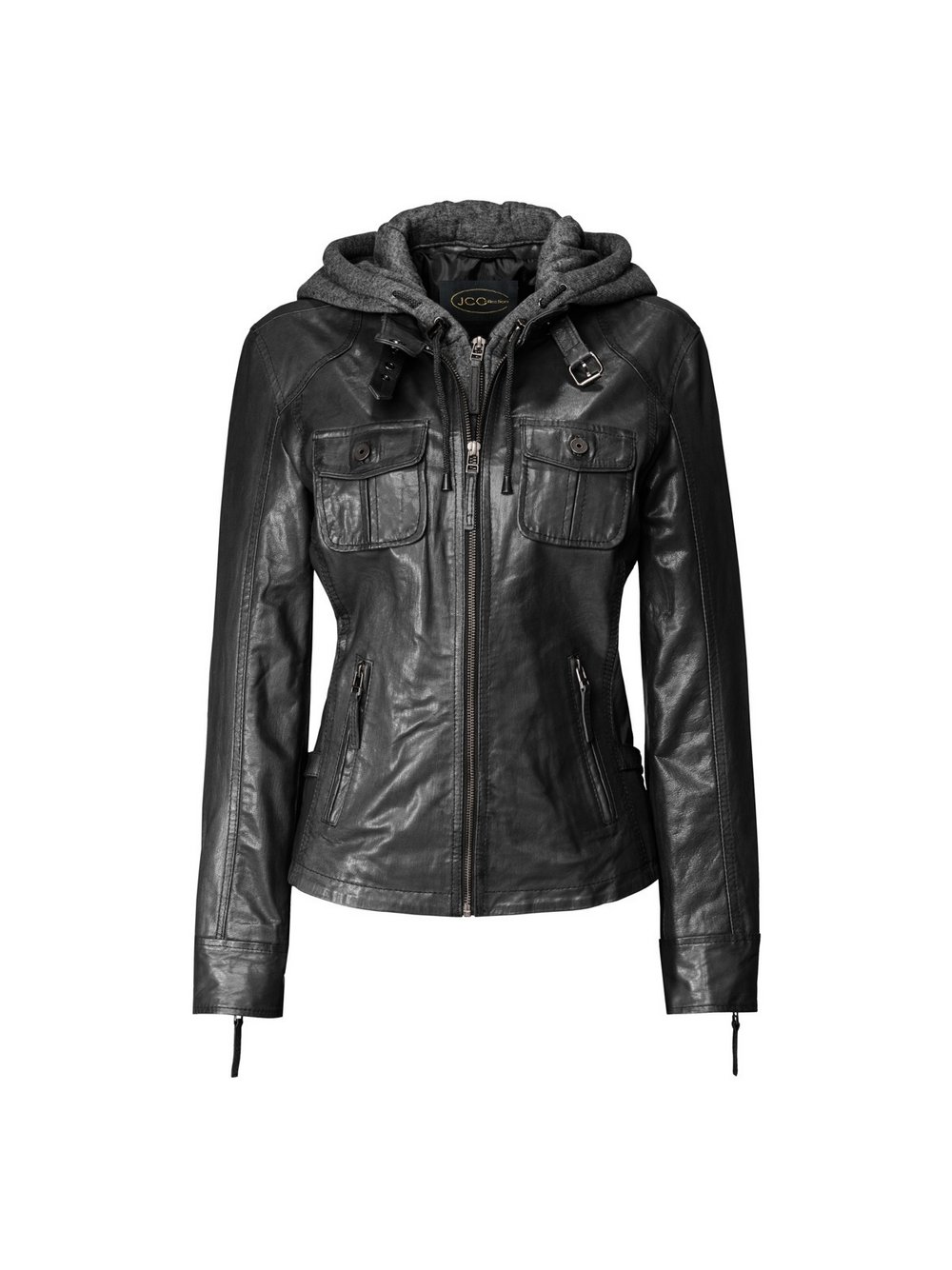 JCC Lederjacke Damen schwarz, 36