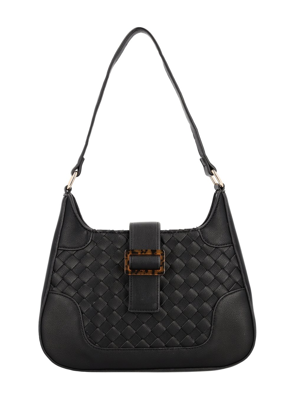 Faina Handtasche Damen schwarz, ONE SIZE