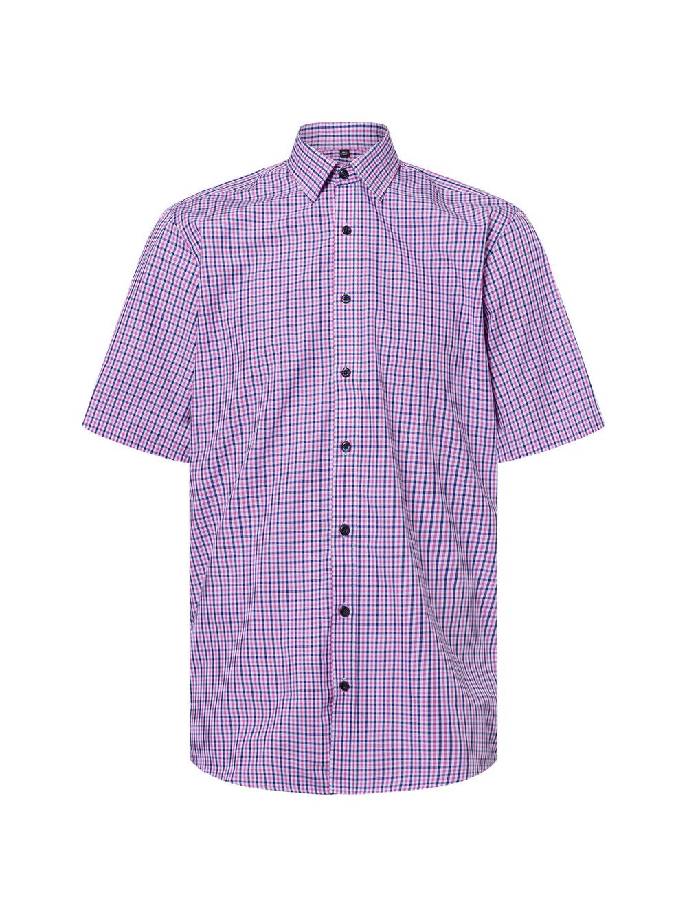 Finshley & Harding Businesshemd Herren Modern Fit Baumwolle mehrfarbig kariert, 39