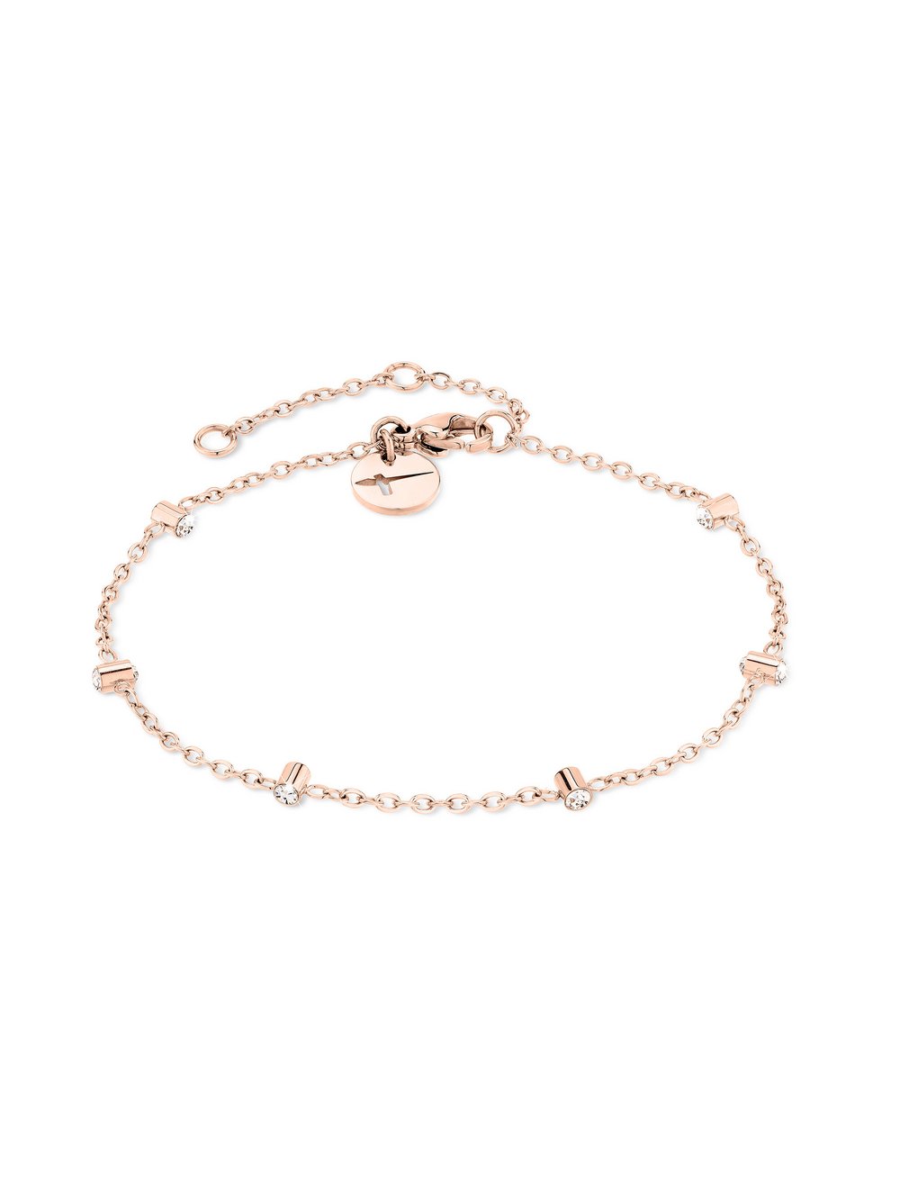 Tamaris Armband Damen Edelstahl roségold, ONE SIZE