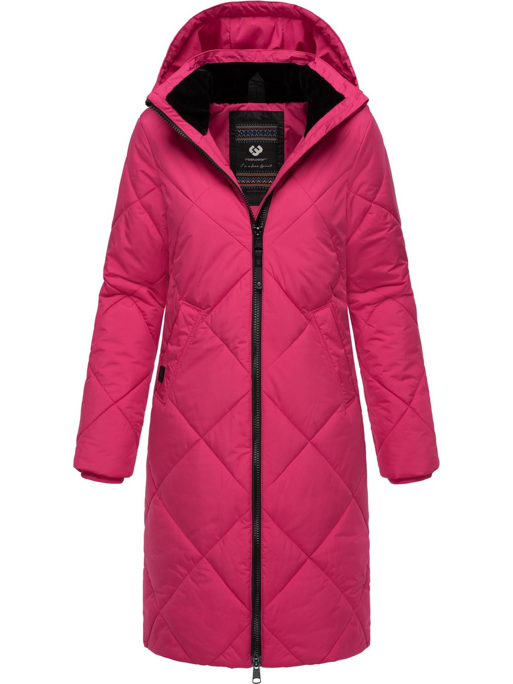 Ragwear Steppmantel Damen rosa, XS