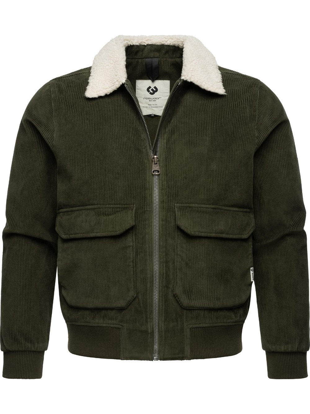 Ragwear Cordjacke Herren Baumwolle grün, M