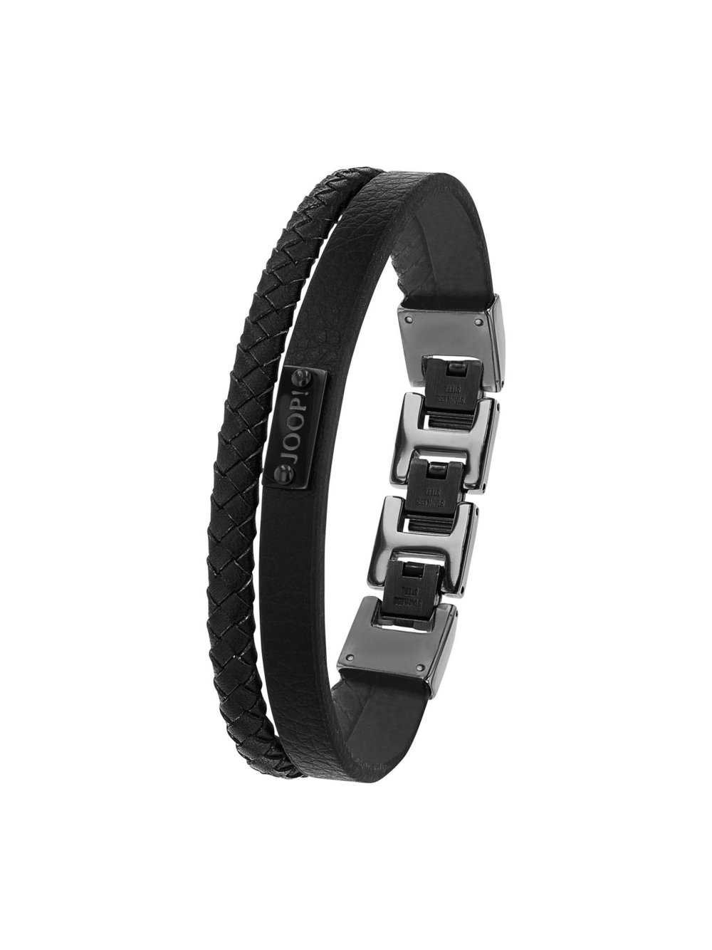 Joop Accessoires Armband Herren Edelstahl schwarz, 215