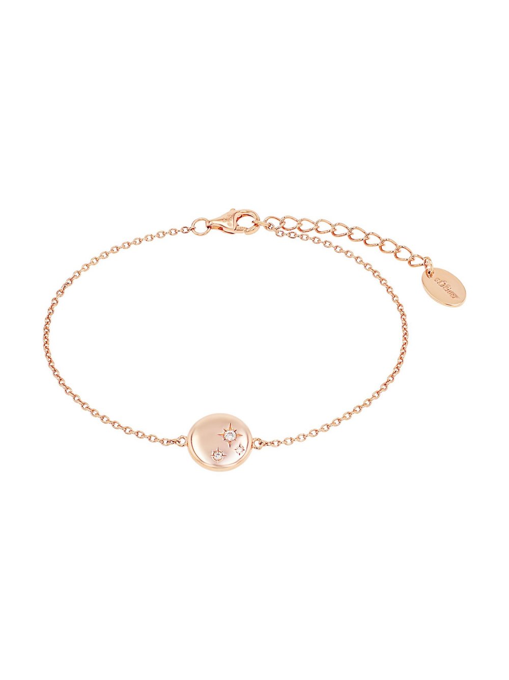 s.Oliver Armband Damen Sterlingsilber roségold, 20