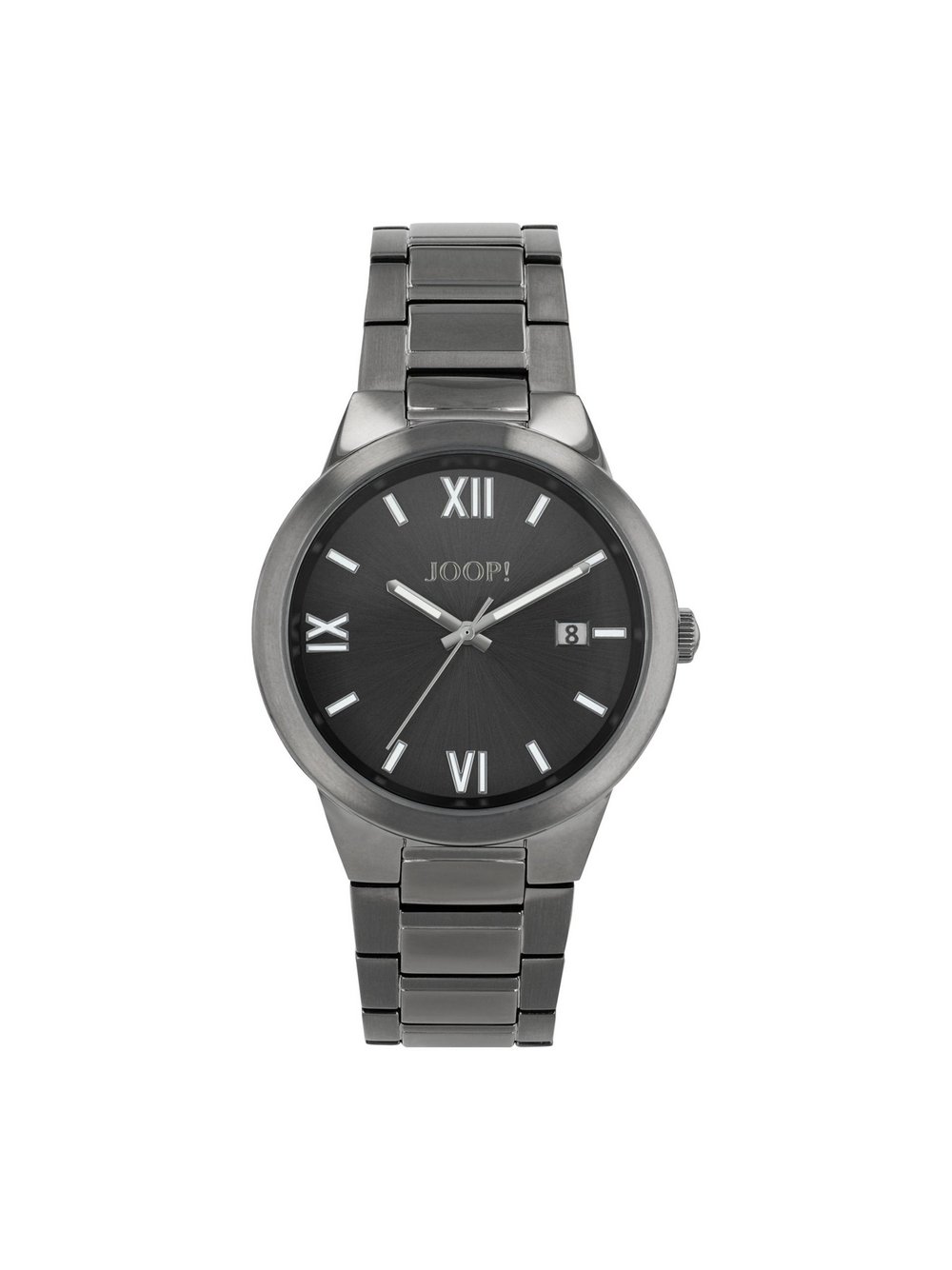 Joop Accessoires Quarzuhr Herren Edelstahl silber, 18