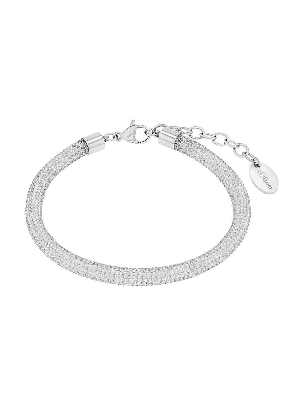 s.Oliver Armband Damen Edelstahl silber, 20