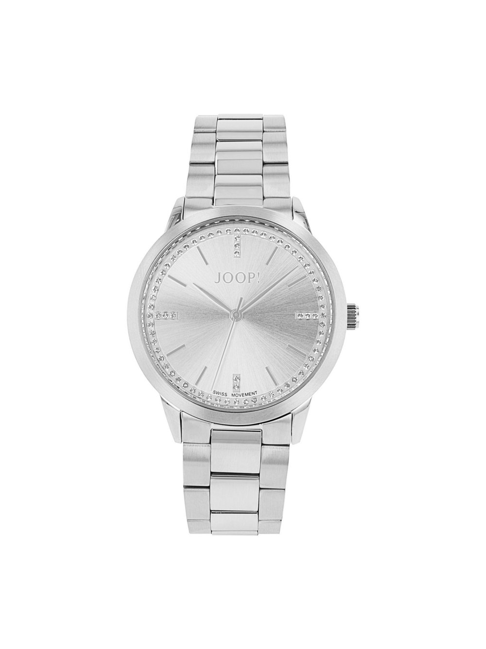 Joop Accessoires Quarzuhr Damen Edelstahl silber, 19