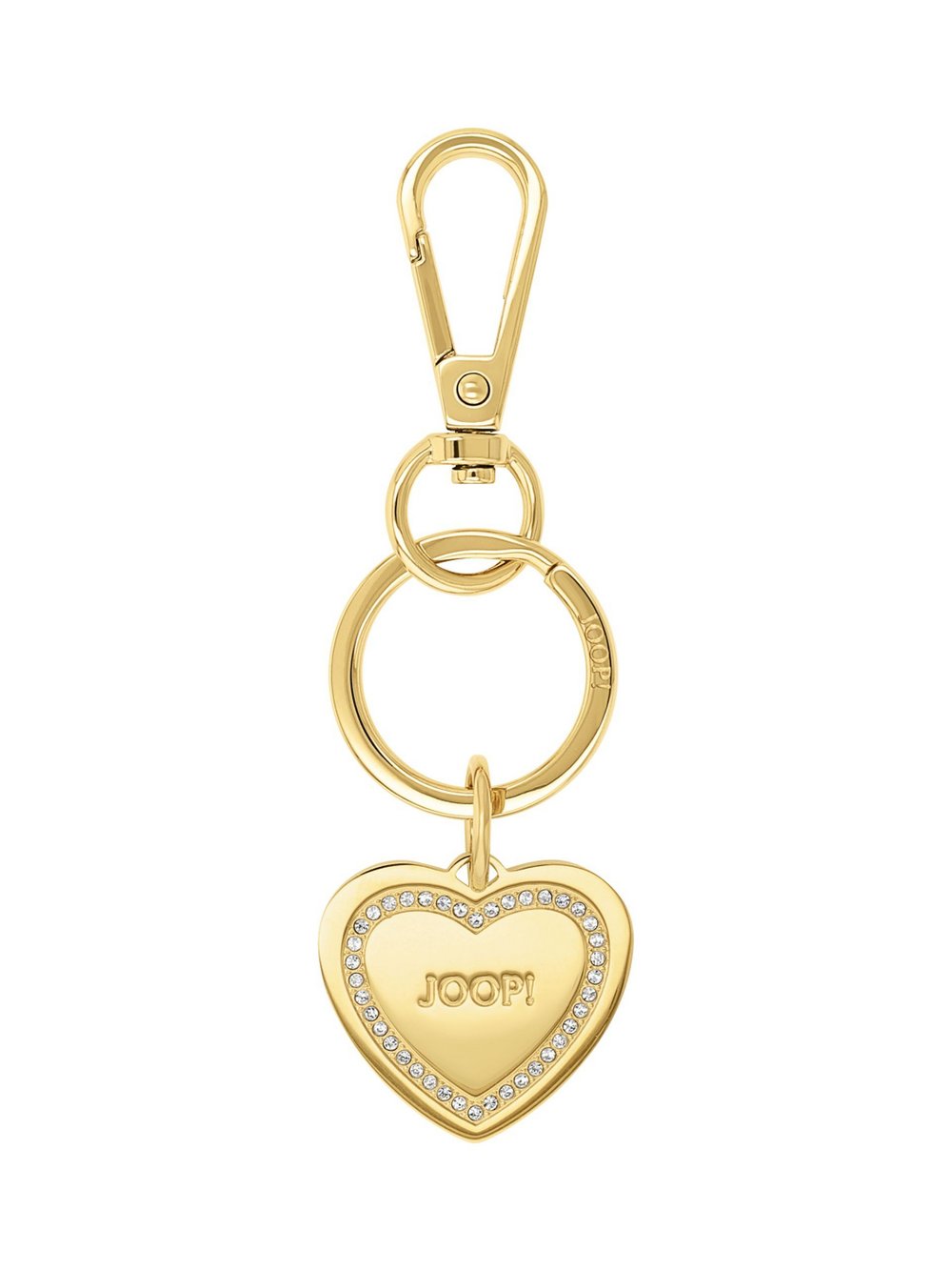 Joop Accessoires Schlüsselanhänger Damen Edelstahl gold, ONE SIZE