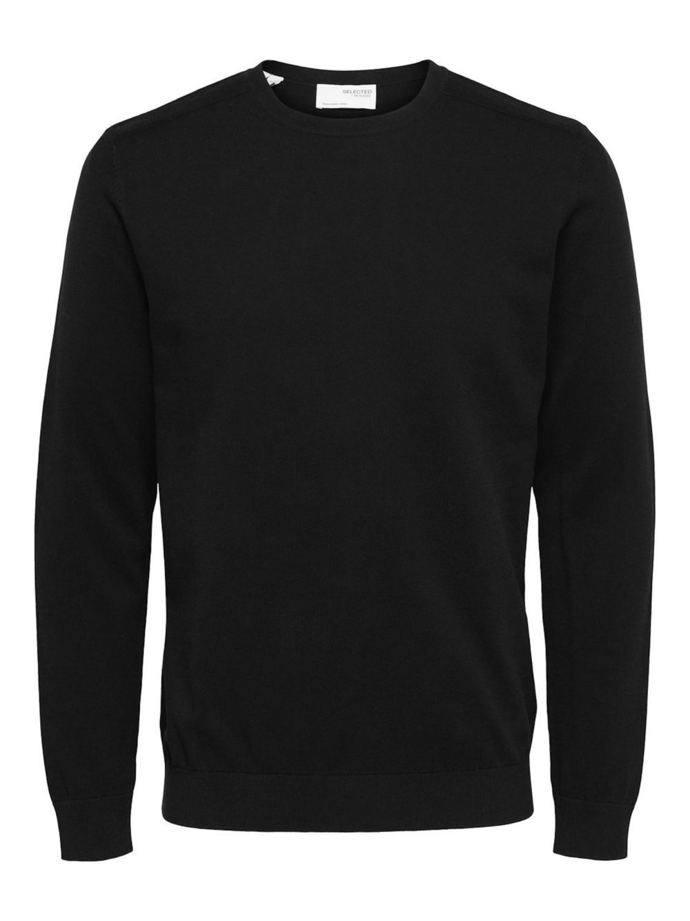 Selected Sweatshirt Herren Baumwolle schwarz, S