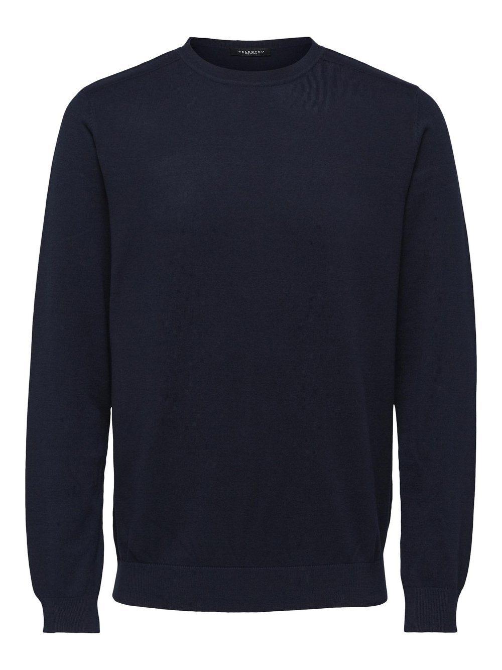 Selected Sweatshirt Herren Baumwolle blau, XXL