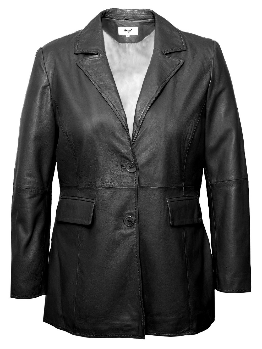 Maze Leder Blazer Damen schwarz, 48