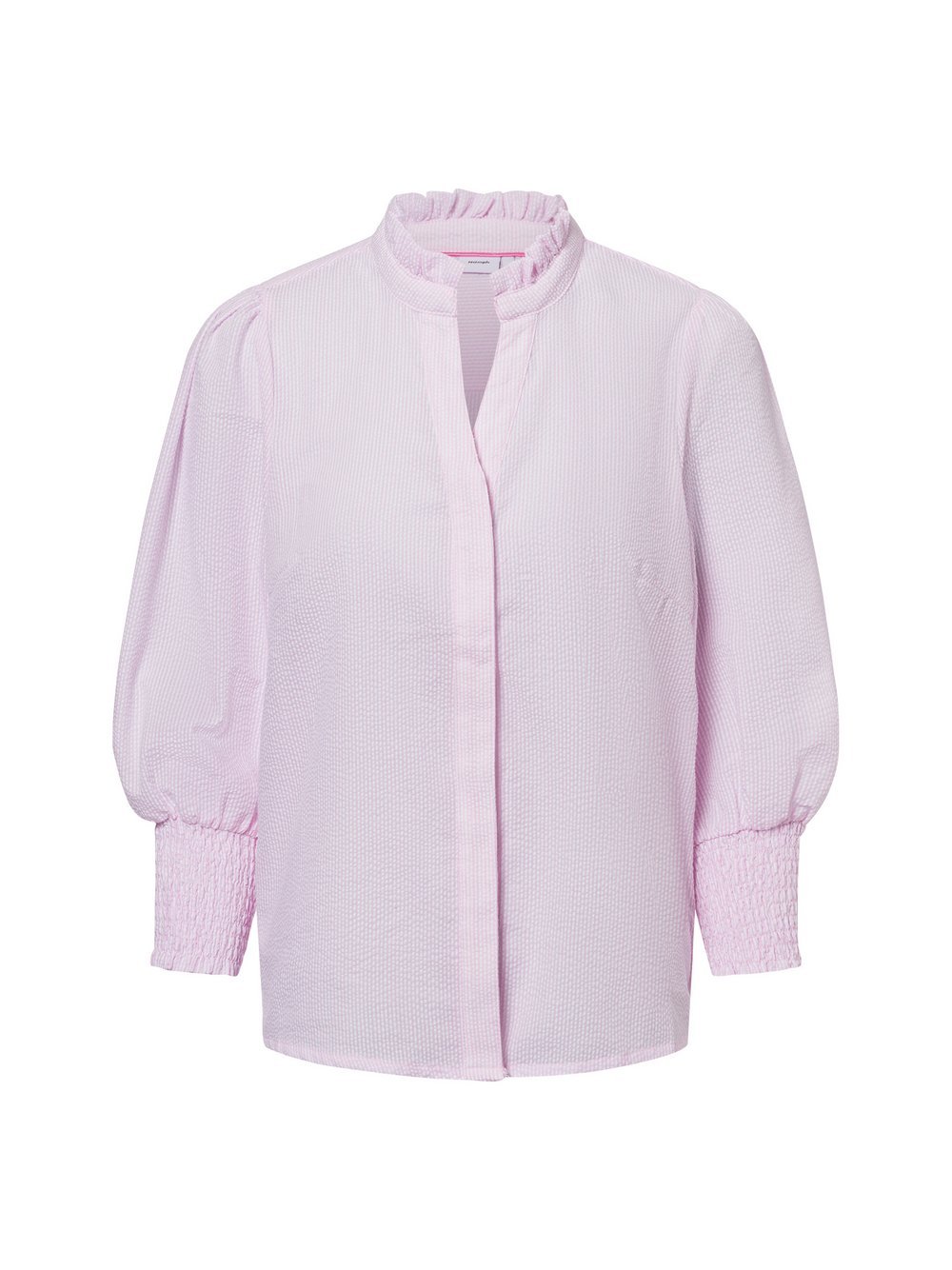 Nümph Sommerbluse Damen Baumwolle rosa gestreift, 42