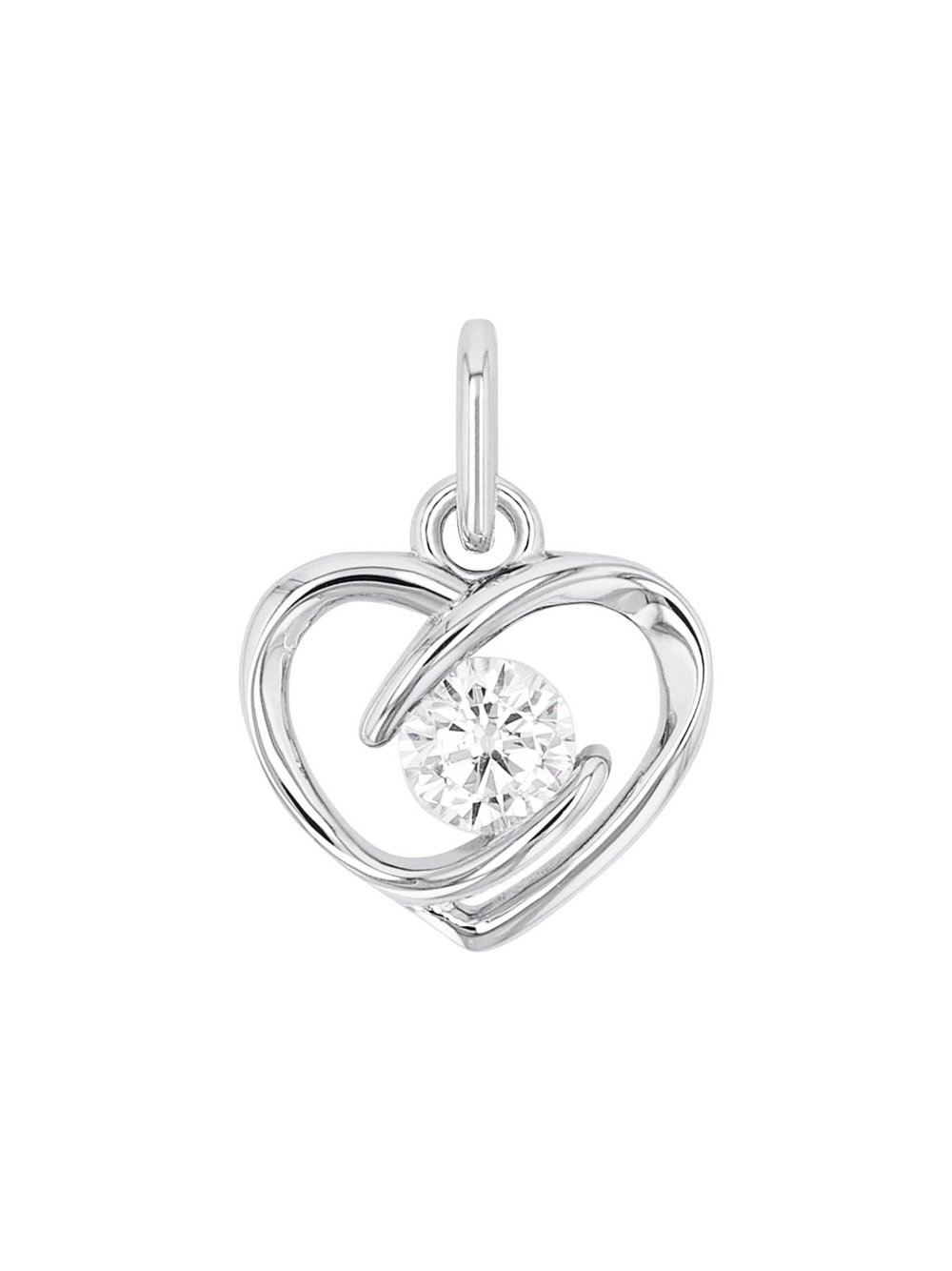 amor Motivanhänger Damen Sterlingsilber silber, ONE SIZE