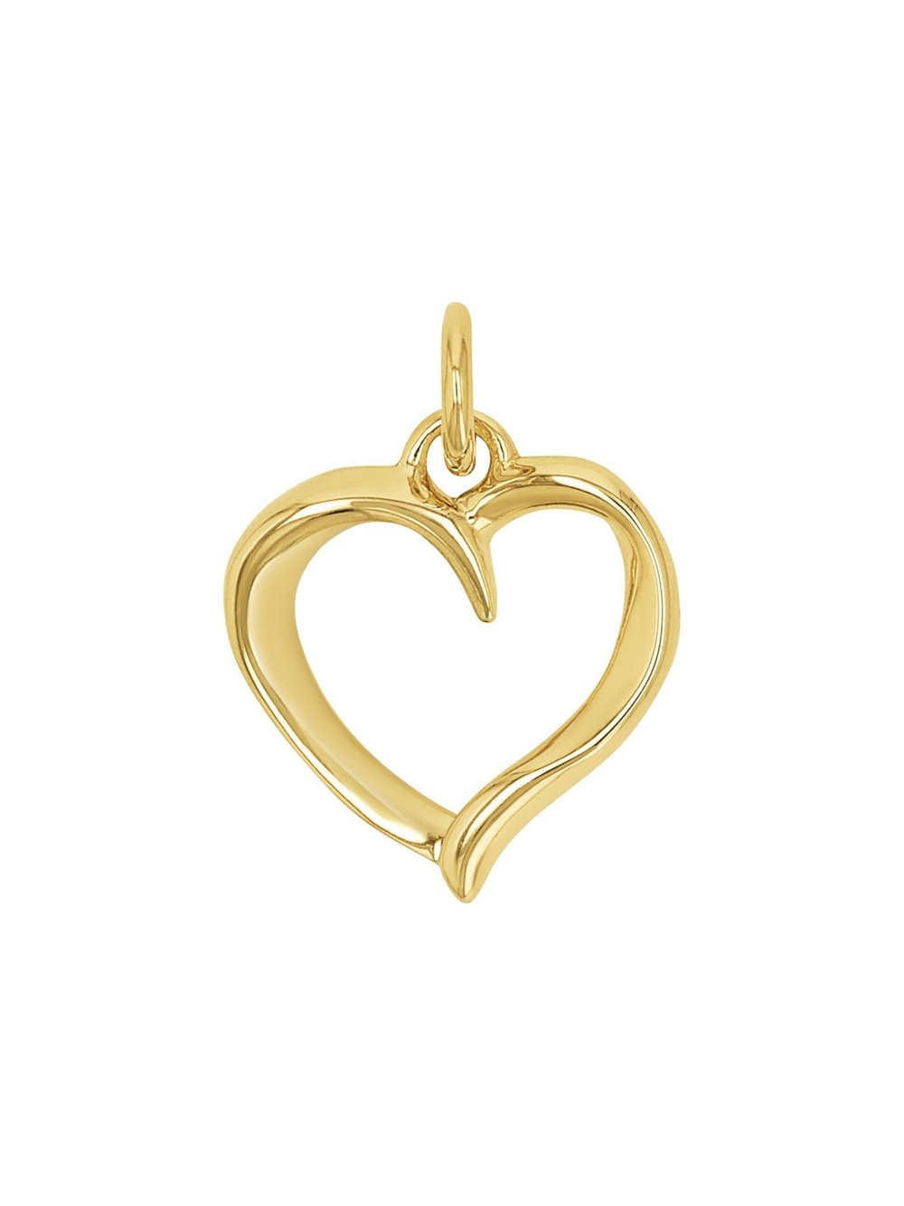 amor Motivanhänger Damen Sterlingsilber gold, ONE SIZE