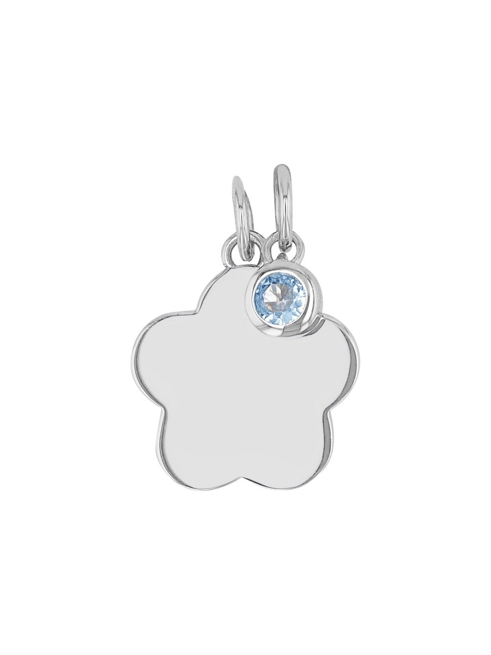 amor Motivanhänger Damen Sterlingsilber blau, ONE SIZE