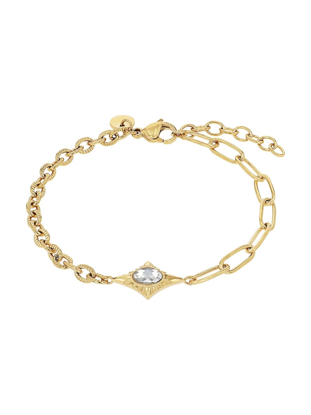 NOELANI Armband Damen Edelstahl gold, 19
