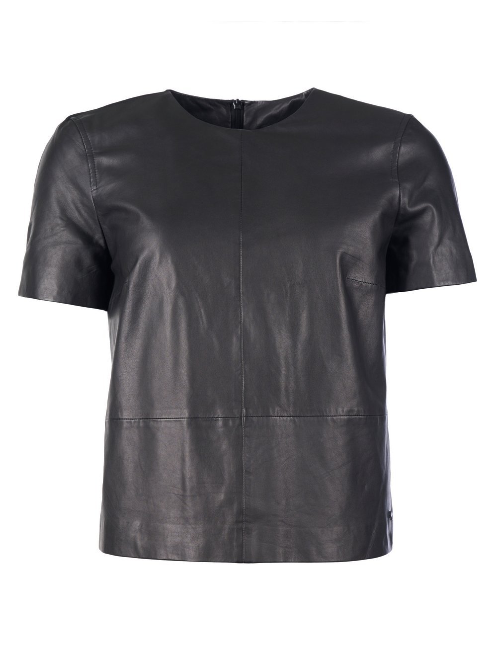 Maze Ledershirt Damen schwarz, M