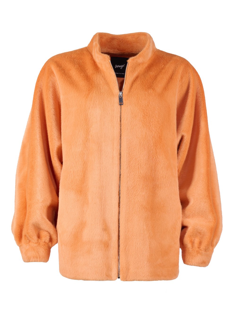 Maze Kunstfelljacke Damen orange, L