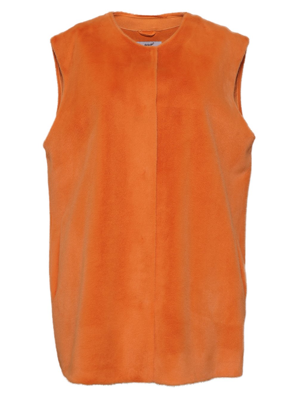 Maze Kunstfellweste Damen orange, S