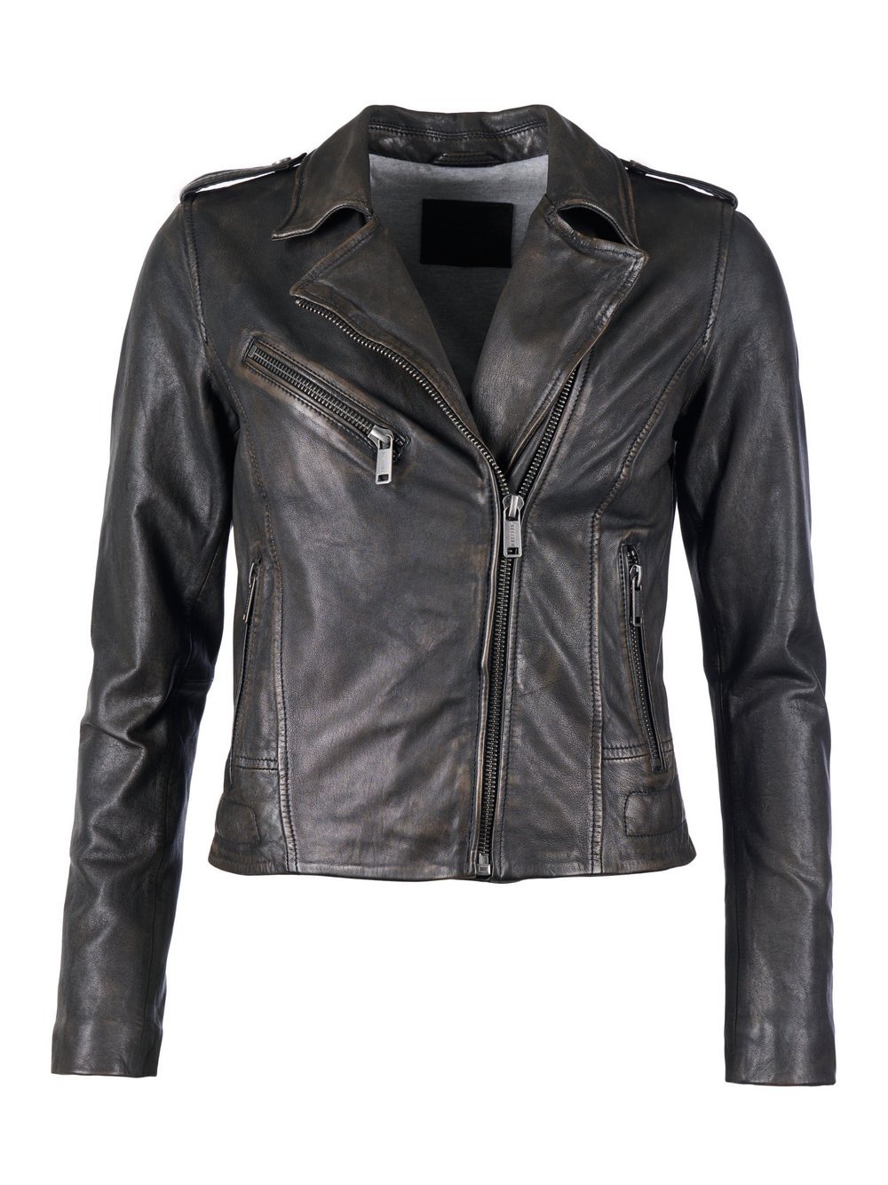 Mustang Lederjacke Damen mehrfarbig, XS