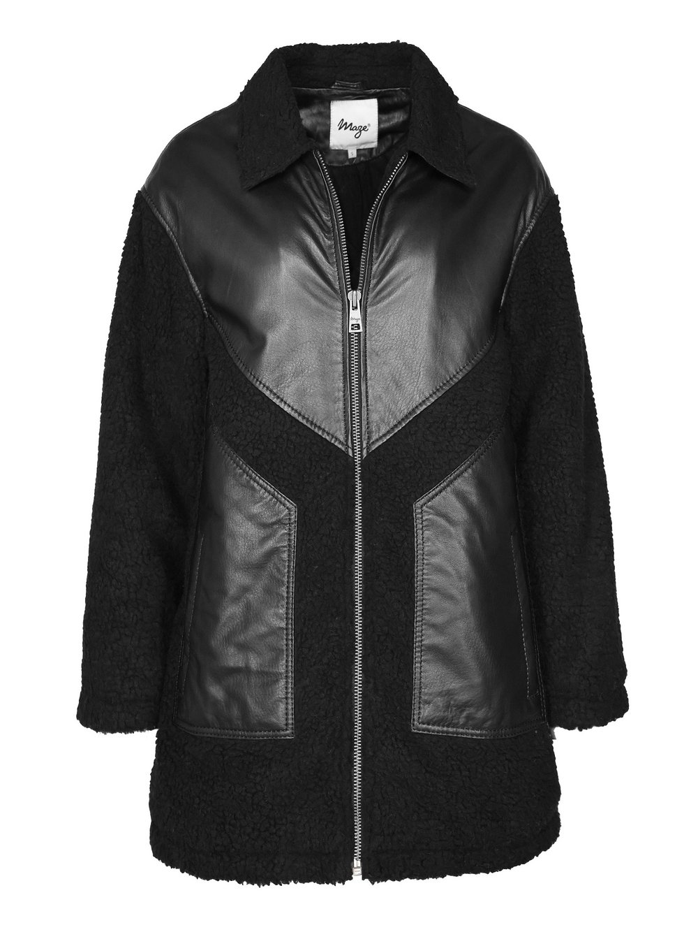 Thumbnail - Maze Lederjacke Damen schwarz, M