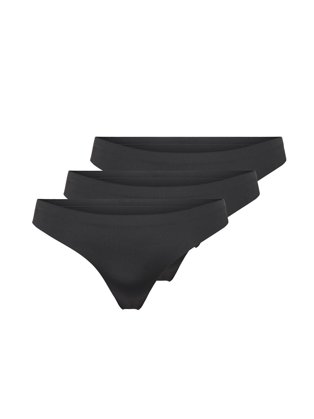 ONLY Tanga Damen Polyamid schwarz, L