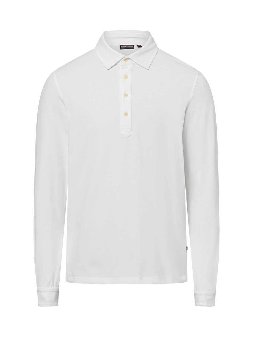 Finshley & Harding Poloshirt Herren Baumwolle weiß, XXL