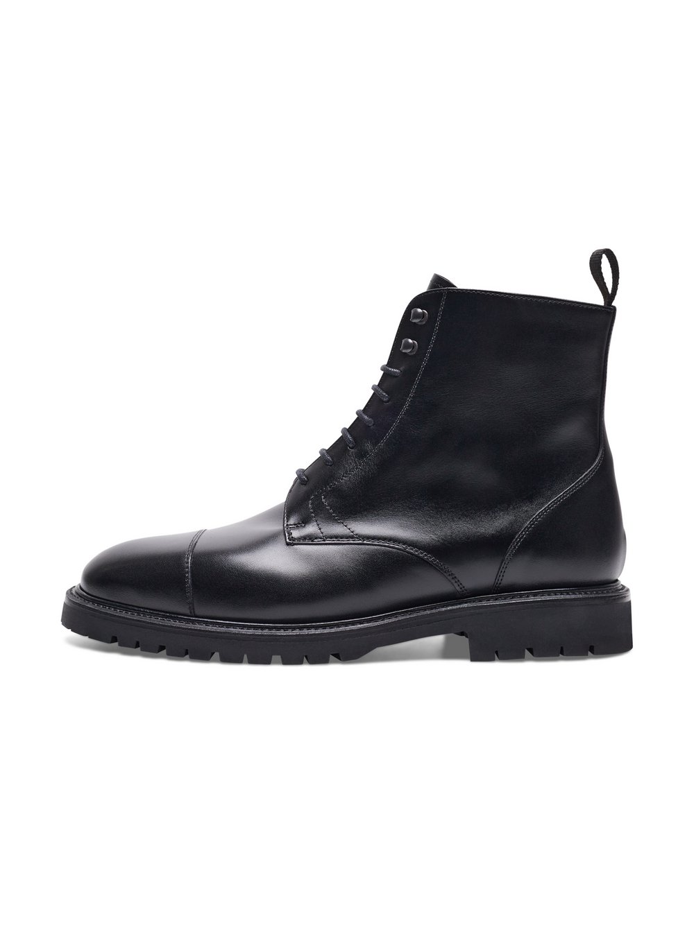 Henry Stevens Schnürboots – Jones CDB3 Herren Leder schwarz, 44.5