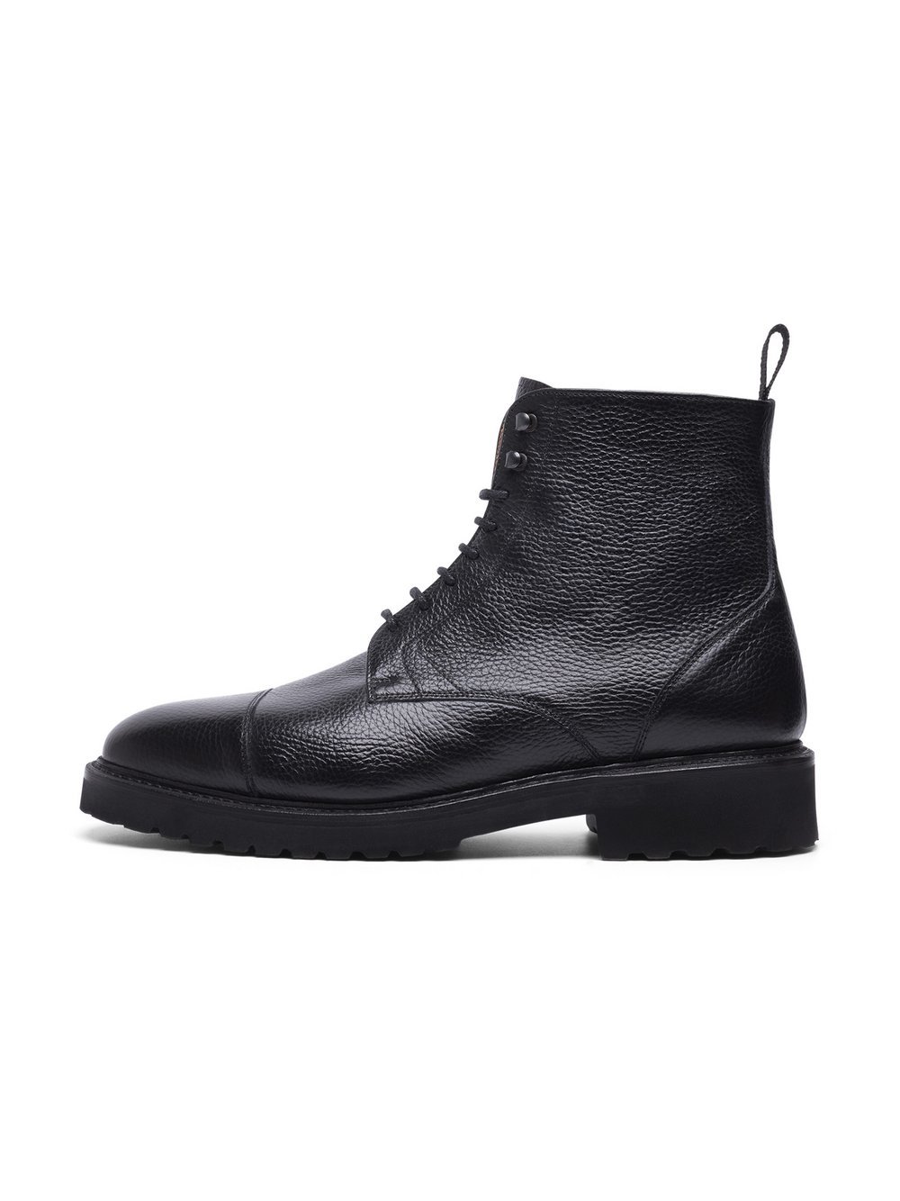 Henry Stevens Schnürboots – Winston CDB6 Herren Leder schwarz, 43.5