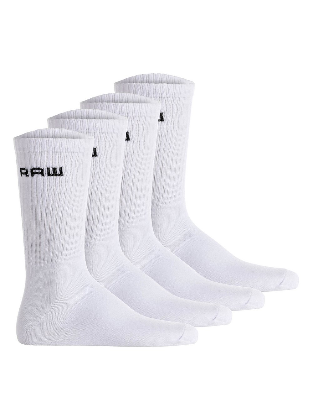 G-Star RAW Socken 4er Pack Herren Baumwolle weiß, 43-46