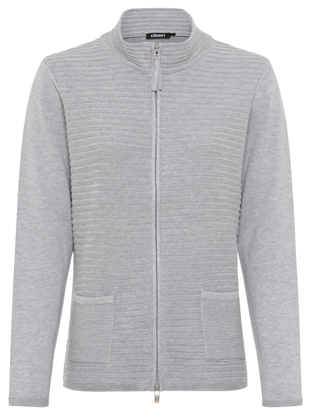 Olsen Cardigan Damen Baumwolle grau, 42