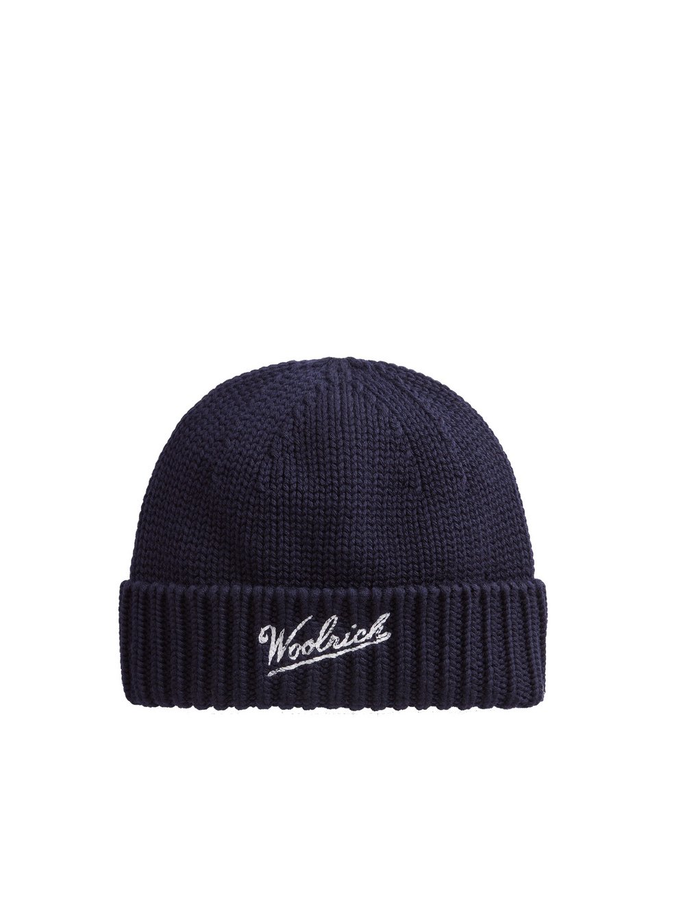 Woolrich Mütze Herren Wolle blau, L