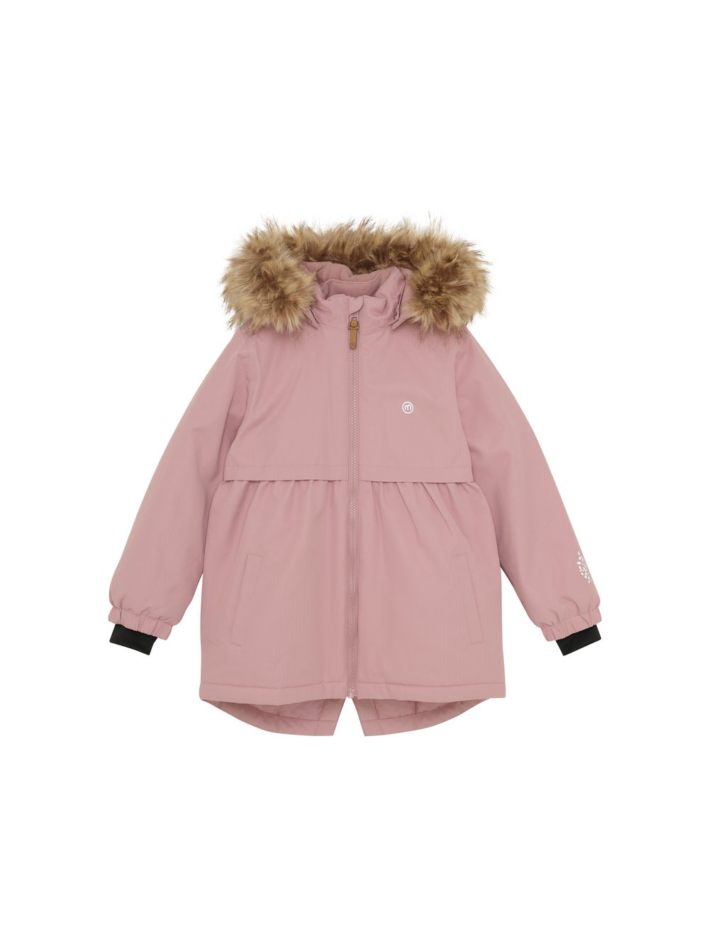 Minymo Winterjacke Mädchen rosa gemustert, 152