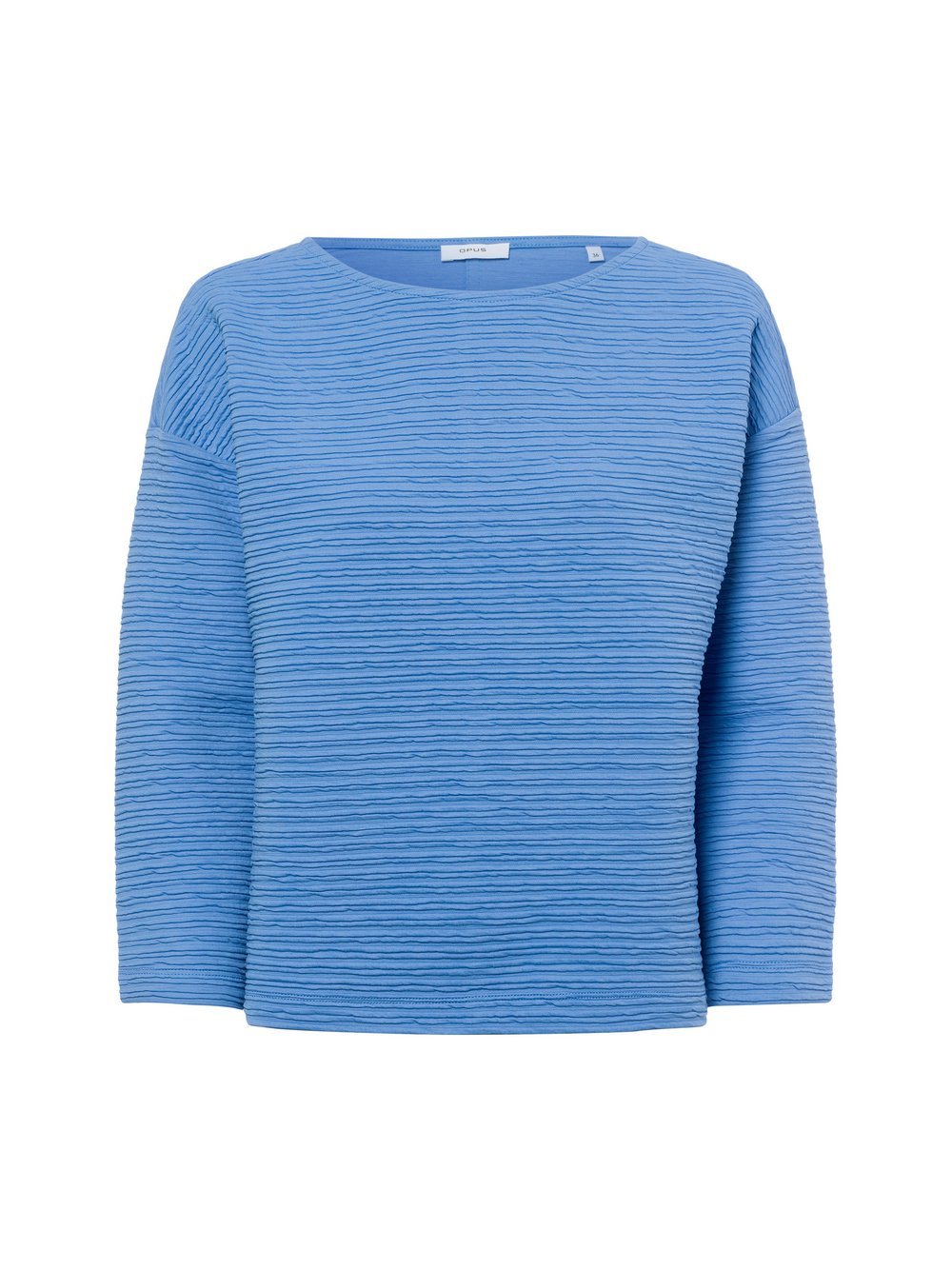 Opus Sweatshirt Damen Baumwolle blau, 36