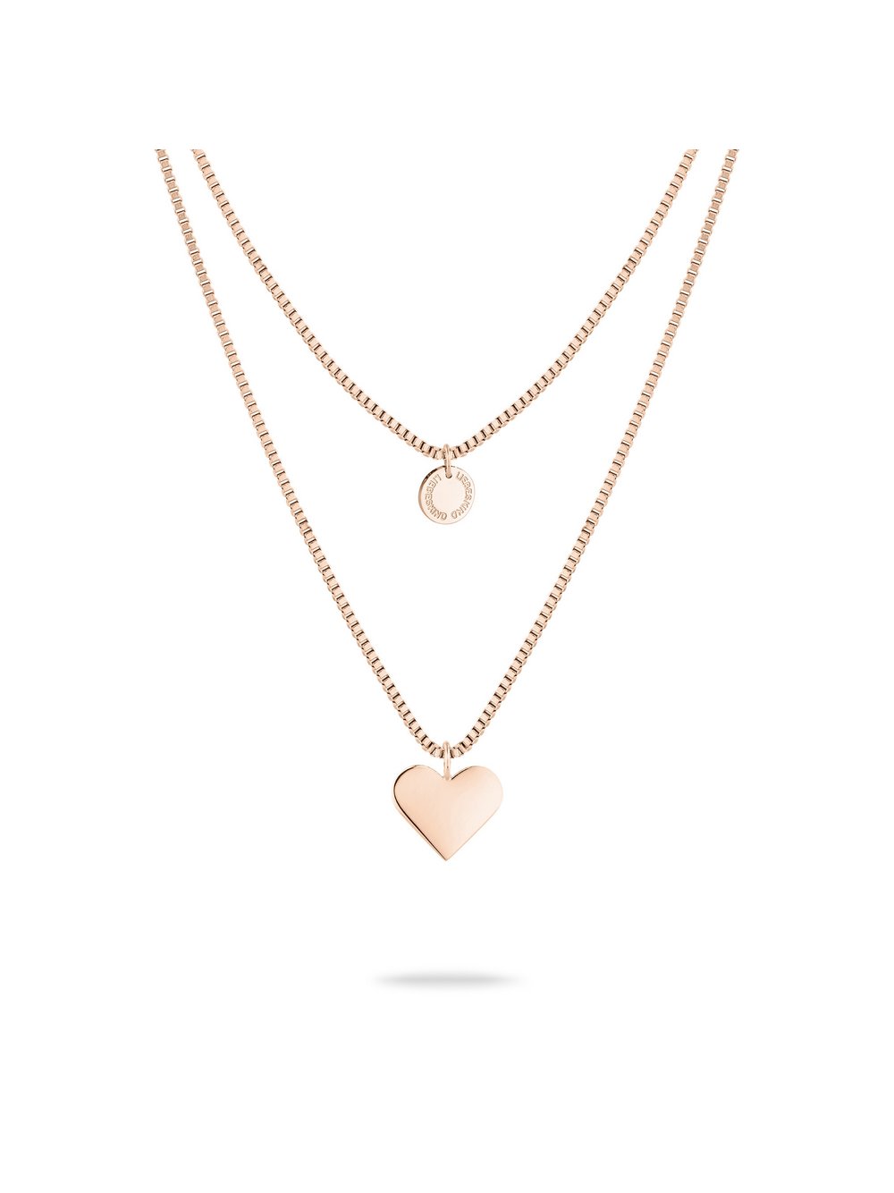 Liebeskind Berlin Halskette Damen Edelstahl roségold, ONE SIZE