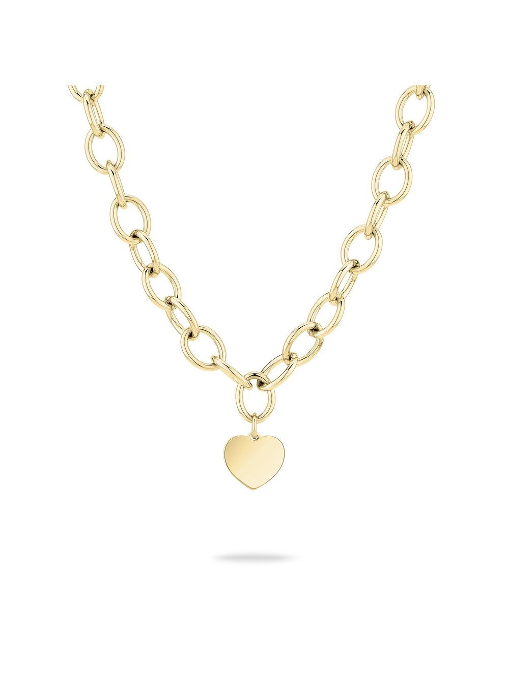Liebeskind Berlin Kette My Heart Damen Edelstahl gold, ONE SIZE