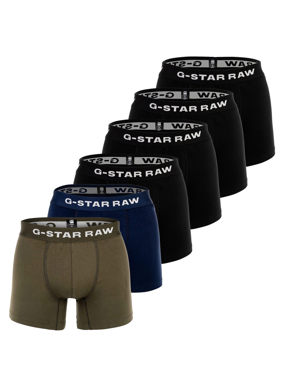 G-Star RAW Boxershort 6er Pack Herren Baumwolle mehrfarbig, XL