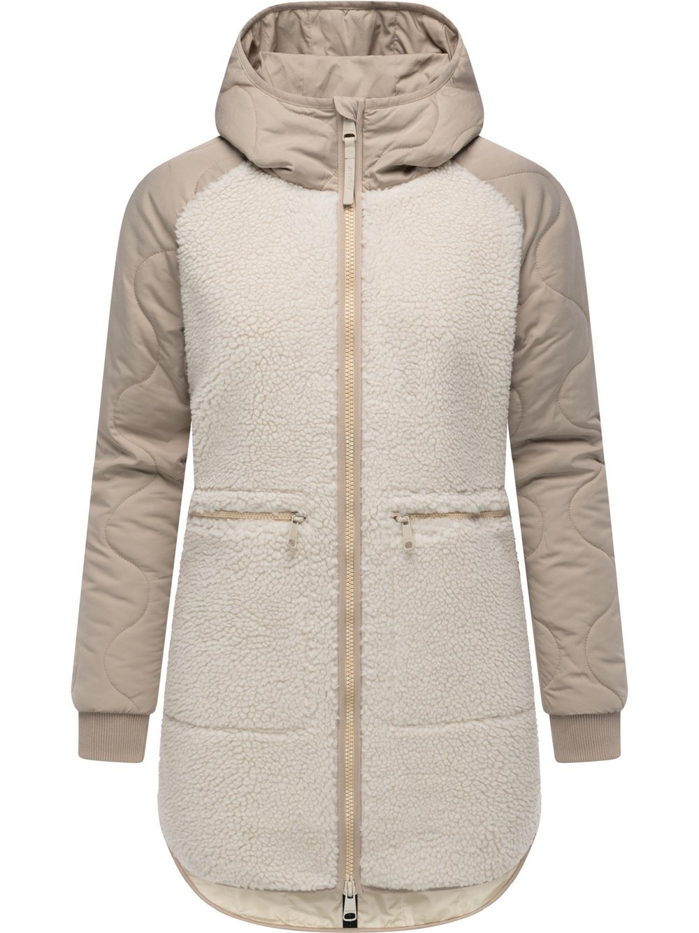 Thumbnail - Ragwear Fellimitatmantel Damen beige, L