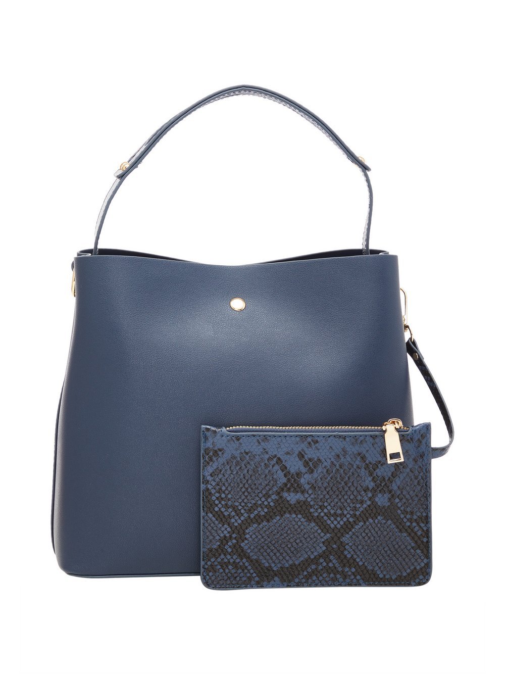 Usha Handtasche Damen Viskose blau, ONE SIZE