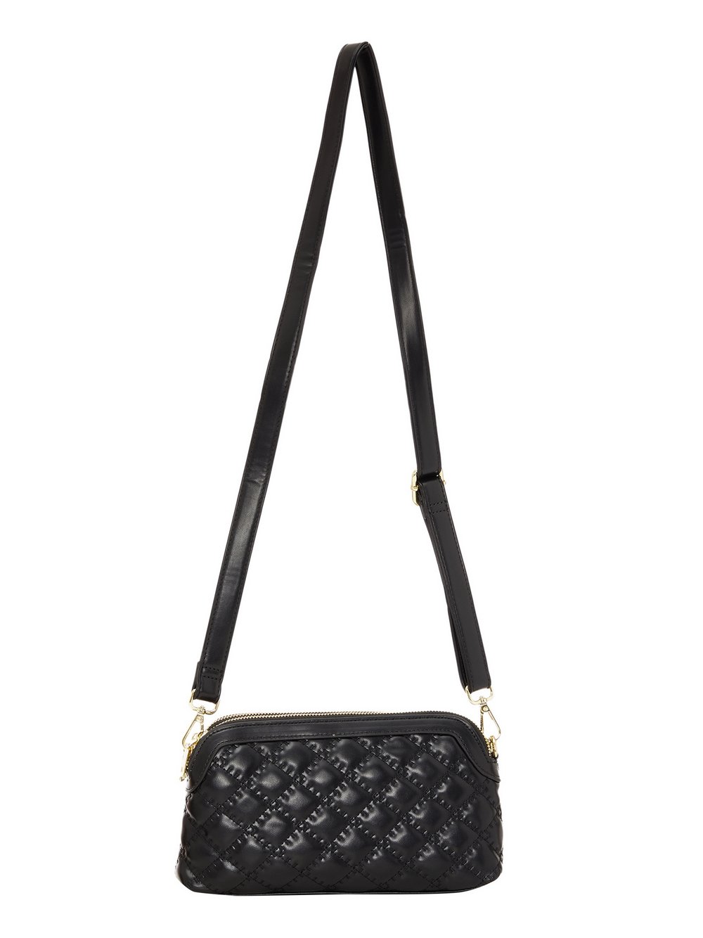 Faina Handtasche Damen Viskose schwarz, ONE SIZE