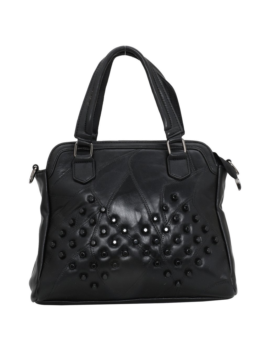 Faina Handtasche Damen Viskose schwarz, ONE SIZE