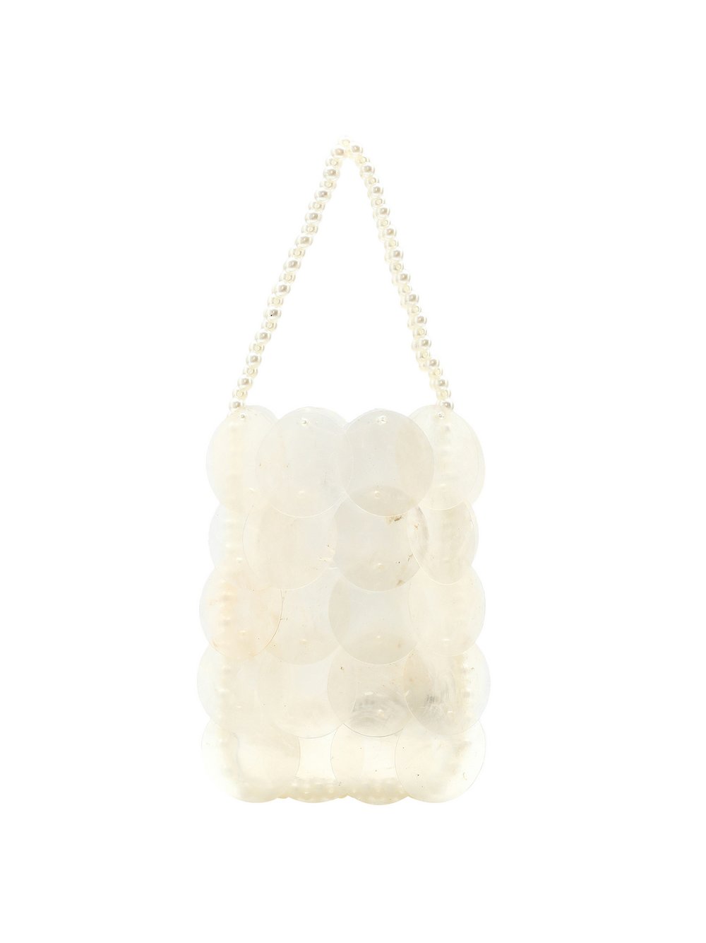 MyMo Handtasche Damen Textil weiß, ONE SIZE