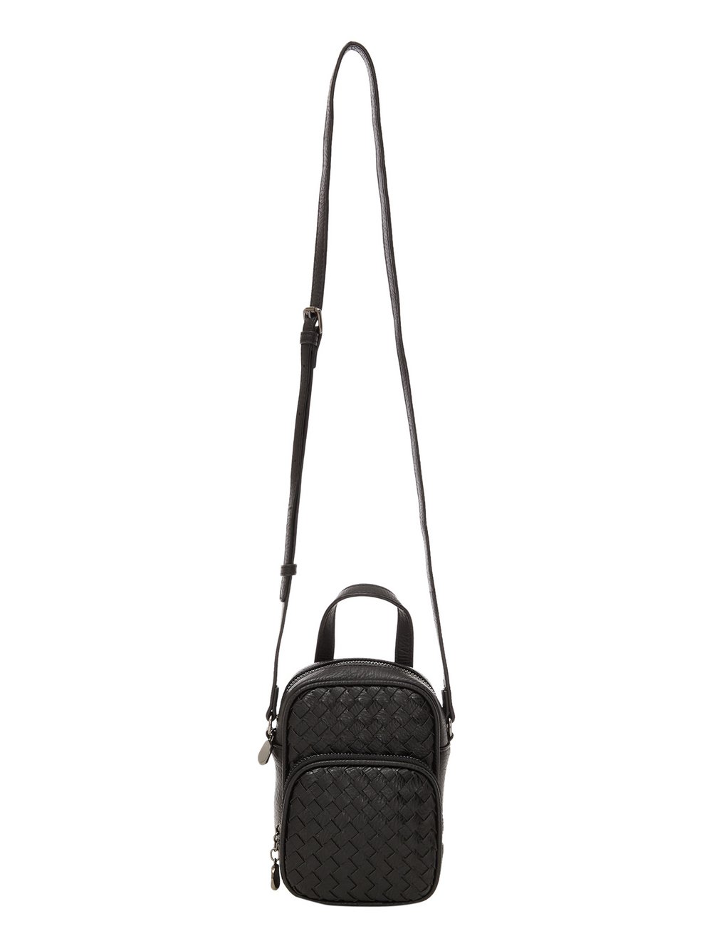 Usha Schultertasche Damen Viskose schwarz, ONE SIZE