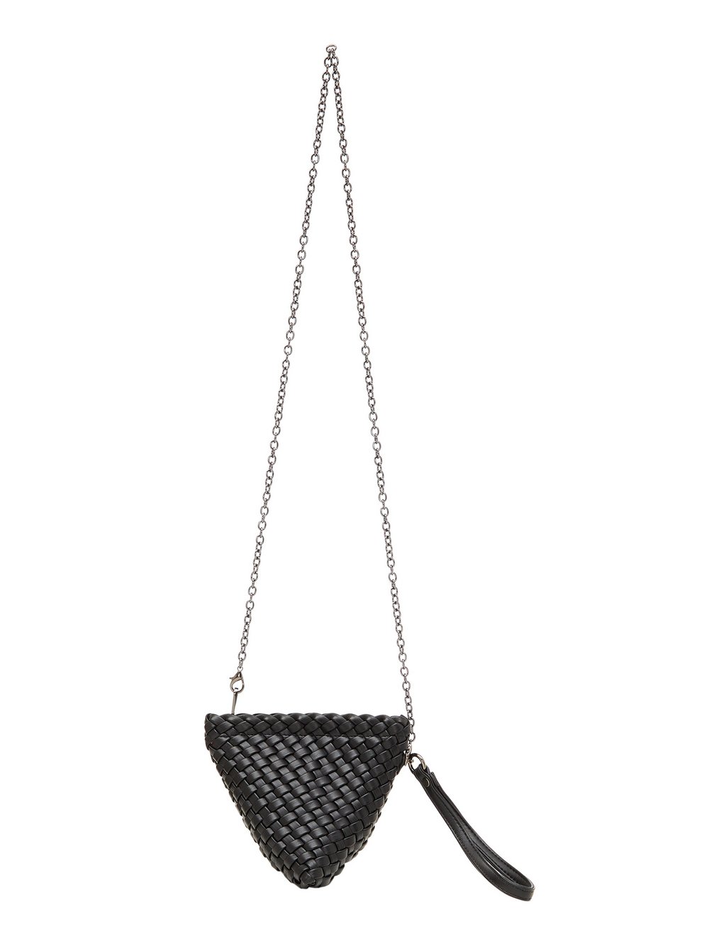 Faina Handtasche Damen Viskose schwarz, ONE SIZE