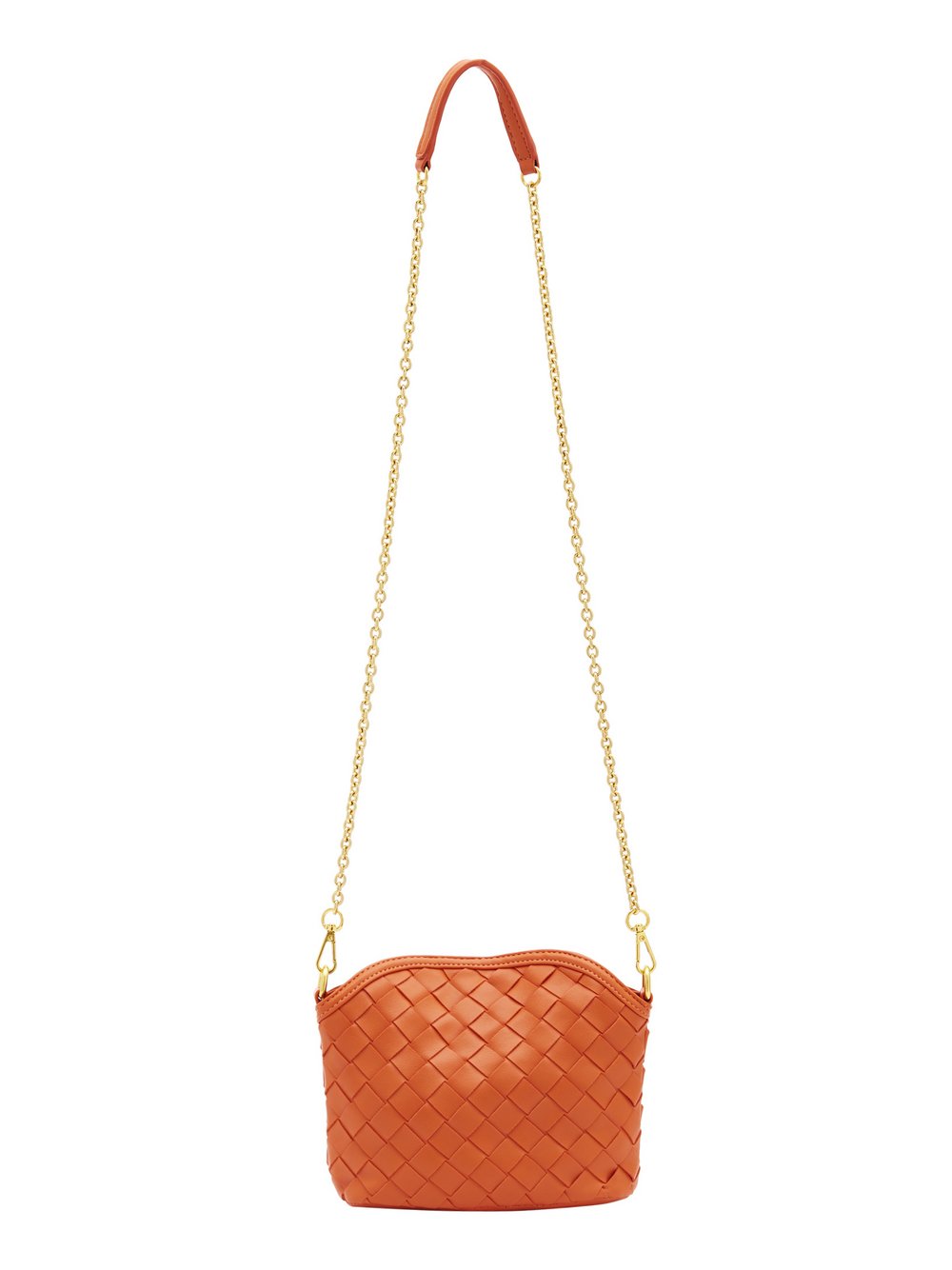 Usha Schultertasche Damen Viskose orange, ONE SIZE