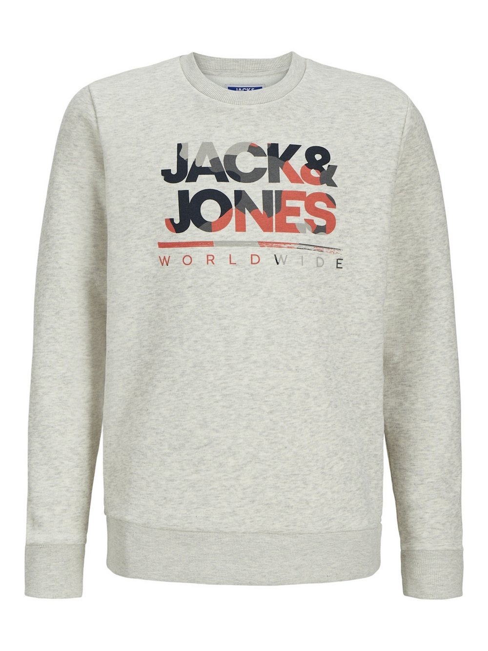 Jack & Jones Junior Pullover Jungen Baumwolle weiß bedruckt, 176