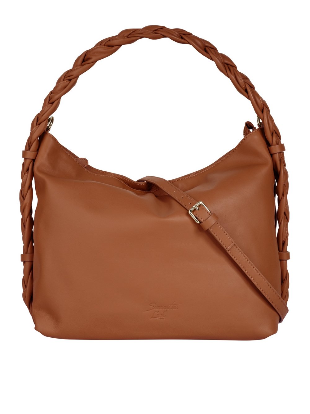 Thumbnail - Samantha Look Umhängetasche Damen Leder braun, ONE SIZE